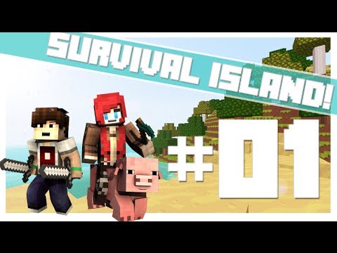 Minecraft: Survival Island: #1 - 'THERE ARE COWS!!'