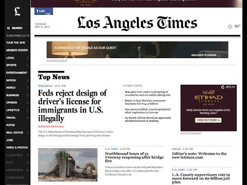 The new LATimes.com: Website tour