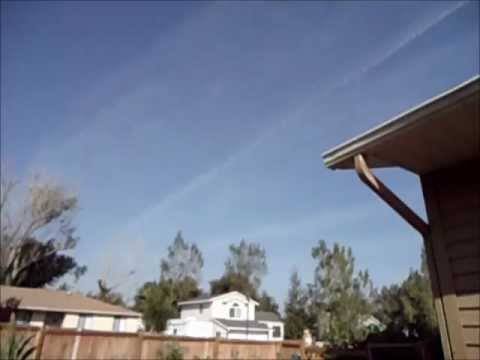 Chemtrails in Salt Lake City Utah. September 19, 2012