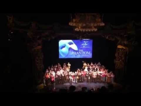 Phantom of the opera 25th anniversary broadway grand finale