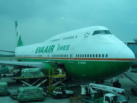 EVA AIR Boeing 747 COMBI Taipei to Manila Passenger Flight Experience