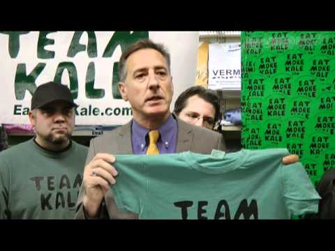 Gov. Shumlin Sends Chick-fil-A a Message for Eat More Kale