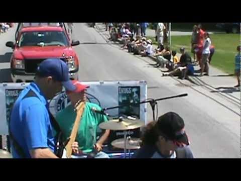 The Jam Band - Taking Care of Business - Hardwick, VT Spring Festival parade 2012