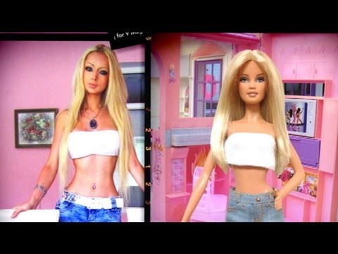 Real-Life Barbie Doll: Model Transforms into Doll-Like Image