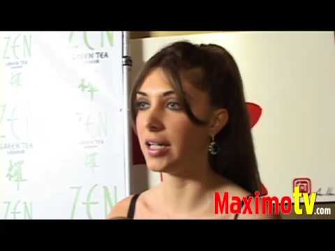 BRITTNY GASTINEAU Interview at Lance Bass DWTS Tour Kick-Off Party