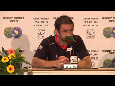 Gerry Weber Open 2014 - 1. Runde - Pressekonferenz Benjamin Becker