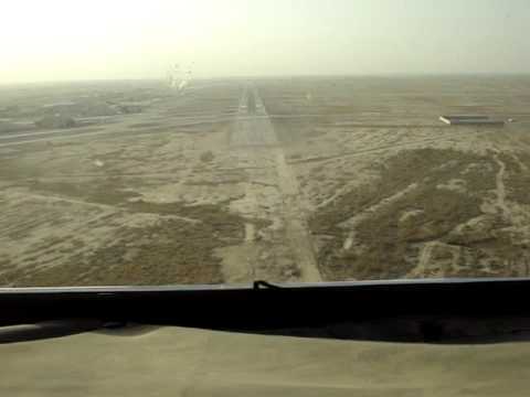 C-130 landing at Balad AB Iraq