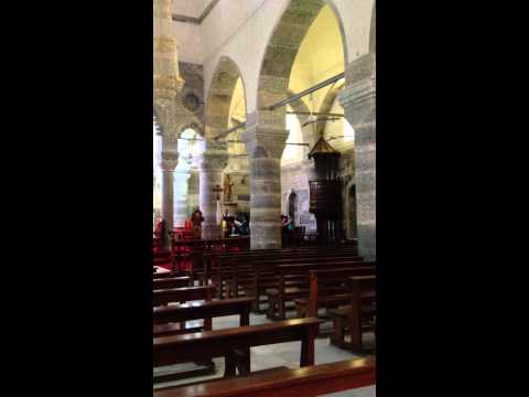 Children singing in church in Tel Keppe, Iraq