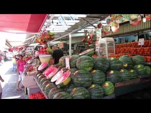 Israel,Tel Aviv -Video Travel Guide- HaCarmel Market