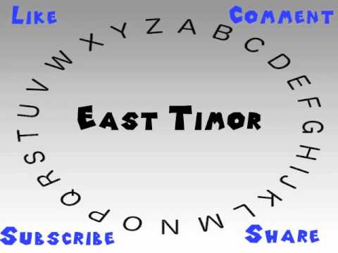 How to Say or Pronounce East Timor