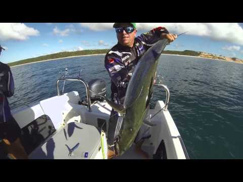 ASFN Team Shimano catching Couta off shore in Mozambique.