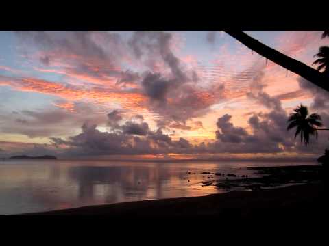 World Travel Guide:  An Amazing Sunset in Fiji