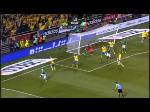 Omni Sports News Short - Sweden 0 - 0 Republic of Ireland (22/3/13) (For Irish and Swedish Viewers)