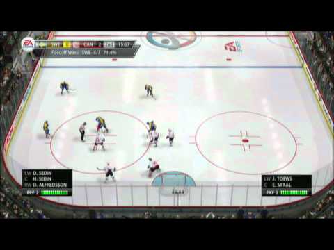 NHL 13 (PS3) EA Sports World Tournament - Game 1 - Canada vs Sweden