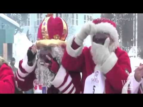 Santa Claus Smackdown in Sweden