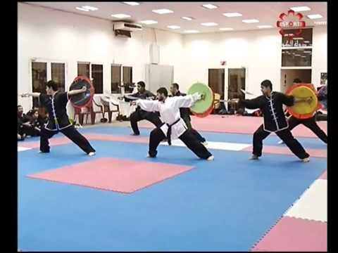 Part 3: Sword-Shield & Modern Taolu - Kuwait Sports Channel Martial Arts Special w/ Sifu Khader Deng