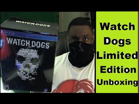 Finally It's HERE !! PS4 Watch Dogs Limited Edition Unboxing.