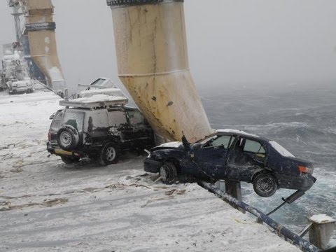 Auction 52 japanese used cars swept away in storm marine ship