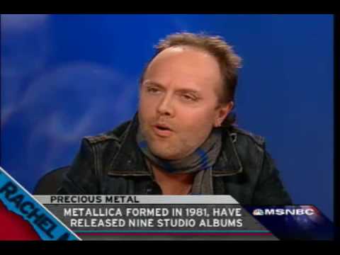 Lars Ulrich on The Rachel Maddow Show