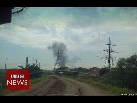 Ukraine helicopter shot down near Sloviansk - 14 dead - BBC News