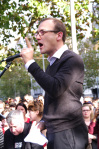 Adam Bandt speaking