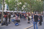 Musicians at the old City Centre