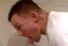 Todd Carney urinating / bubbling