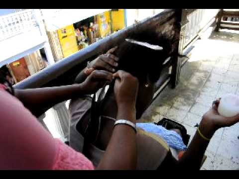 How to make woven hair, Haiti