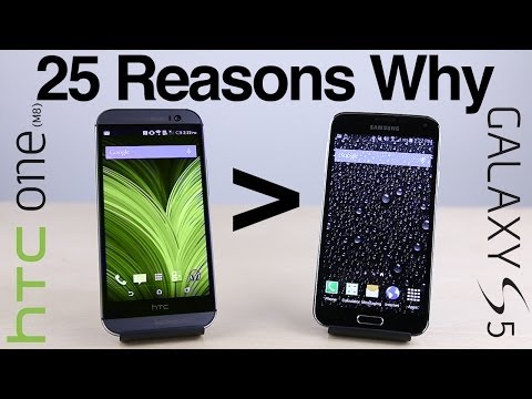 25 Reasons Why HTC One (M8) Is Better Than Galaxy S5