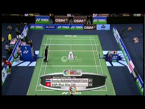 SF - WS - Porntip Buranaprasertsuk vs Pui Yin Yip - 2011 Yonex Sunrise India Open