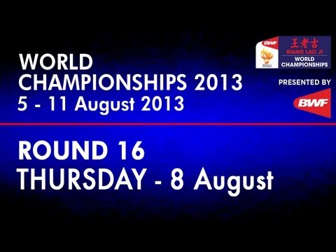 R16 - WS - Saina Nehwal vs Porntip Buranaprasertsuk - 2013 BWF World Championships