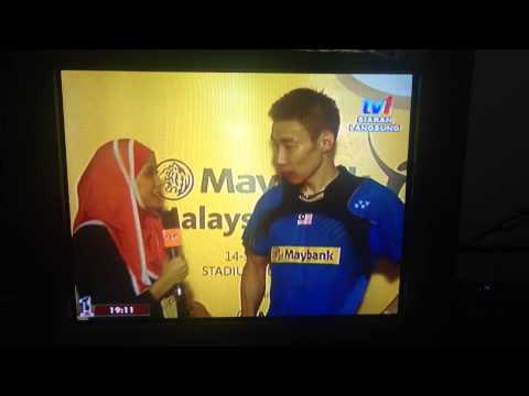 Lee Chong Wei Interview for Malaysia Open Super Series 2014