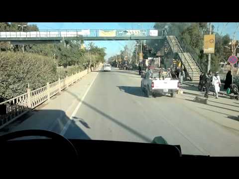 Iraq Najaf - Driving through the streets of Najaf (HD)