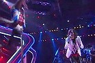 Frank Lakoudis performing <i>American Woman</i> on <i>The Voice</i> drew ire over pole dancers.