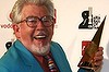 Stripped of award ... Rolf Harris with his ARIA award in 2008.