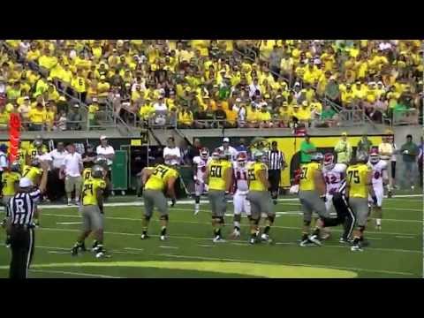 DeAnthony Thomas scores the first TD for Oregon vs. Fresno State on 9/8/12