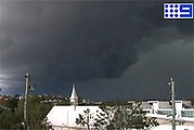 Brisbane is hit by storm clouds