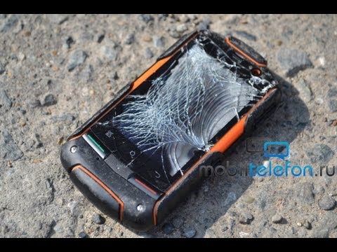 Краш-тест teXet TM-3204R (он же AGM ROCK V5 Plus) (crash test)