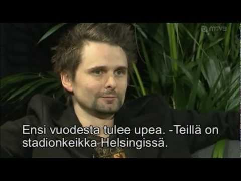 Matt Bellamy and Dom Howard interview on MTV3