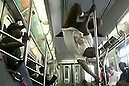 NYS subway acrobats