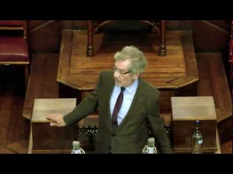 Sir Ian McKellen CBE at The Cambridge Union Society