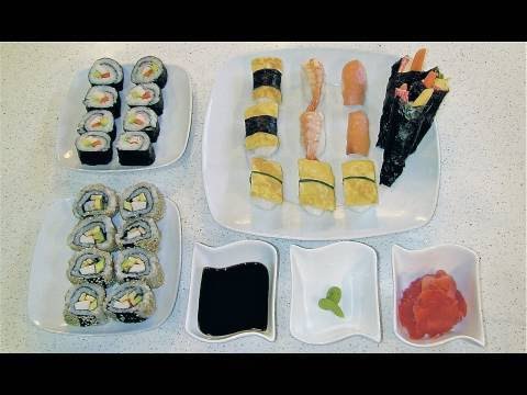 Cómo hacer sushi (todos los tipos, casero y fácil)