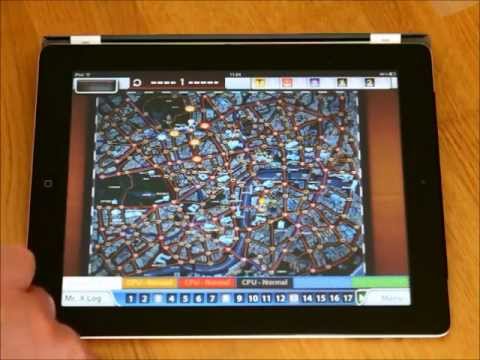 Wir spielen... Scotland Yard (iPad) - eine komplette Partie