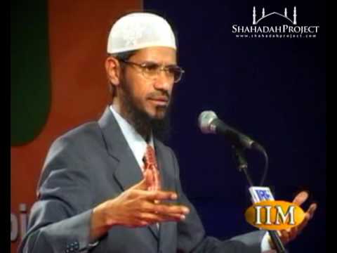 Dr. Zakir Naik - Main sources of guidance in Sharia (Islamic Law)