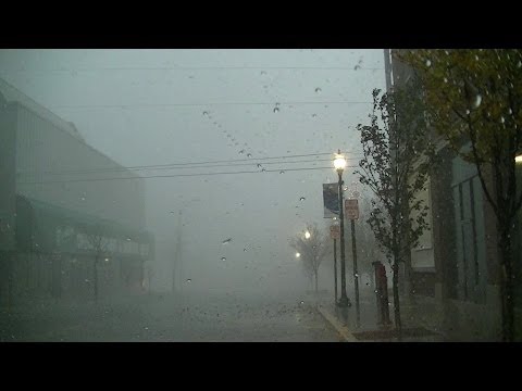 Tornado Hits Downtown Kokomo, IN (Storm Chase Footage)