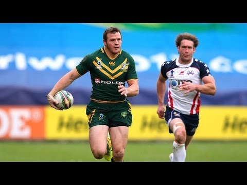 Australia VS USA - Rugby League 2013 World Cup Highlights