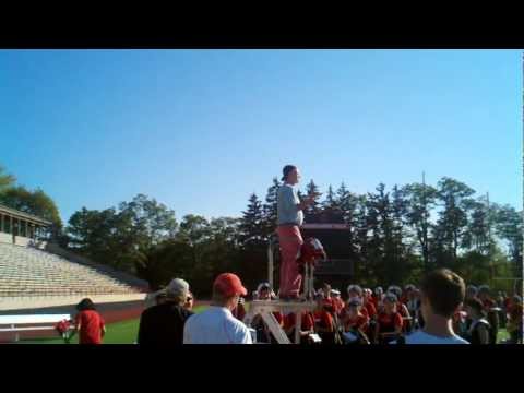 Bill Murray at Cornell conducting Cornell Big Red Band