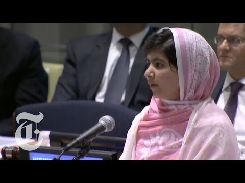 Malala Yousafzai UN Speech: Girl Shot by Taliban Gives Address