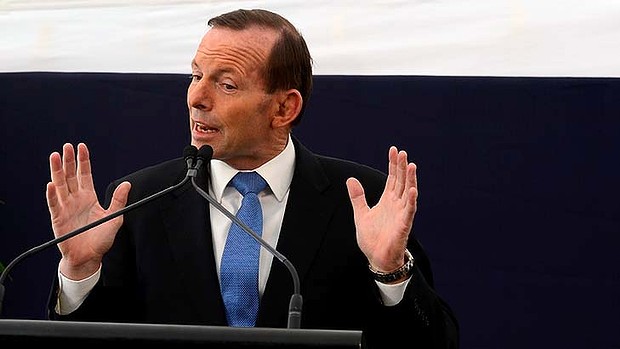 Prime Minister Tony Abbott in Melbourne on Thursday.