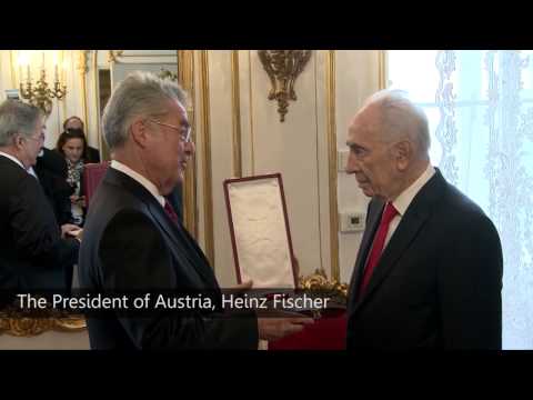 President Shimon Peres' state visit to Austria ביקור נשיא המדינה שמעון פרס באוסטריה